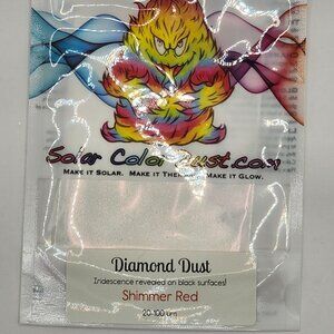 New, Diamond Dust Solar Color Dust Fluorescent Pigments 10 Gram Pouch